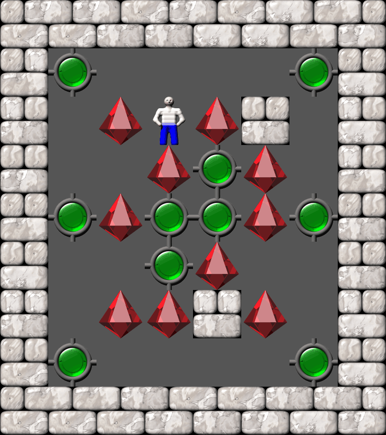 Sokoban Alberto Garcia Arranged level 164